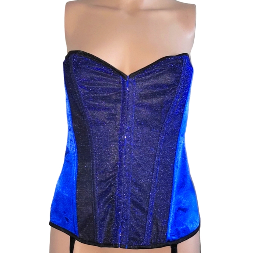 Royal blue corset top